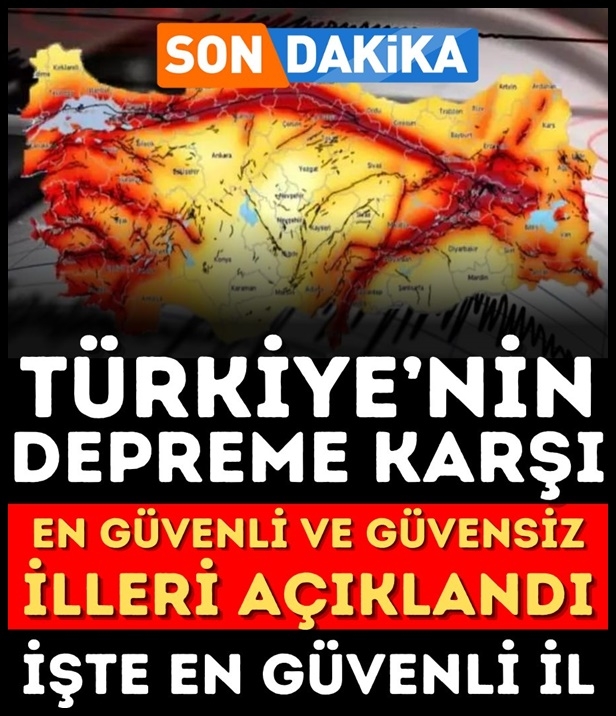 Türkiye'nin Deprem Güvenliği Sıralaması Açıklandı galerisi resim 1