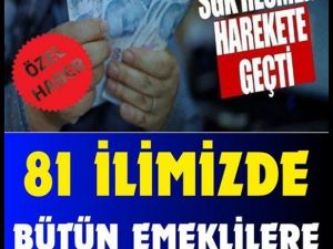 SGK'dan emeklilere harika haber.