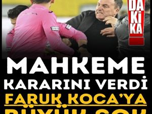 Faruk Koca hakkındaki iddianame kabul edildi.
