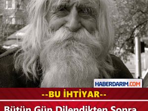 Bu Adam Bütün Gün Dilendikten Sonra...