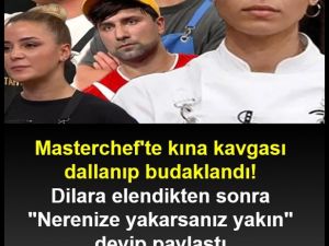 Masterchef'te kına kavgası dallanıp budaklandı!
