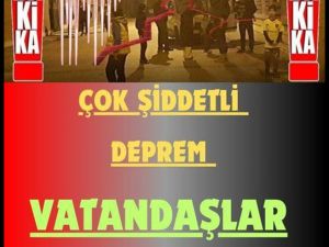 Son dakika.. Deprem oldu.. Halk panik içersinde işte gelen ilk açıklama