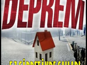 5,7 büyüklüğünde deprem oldu!