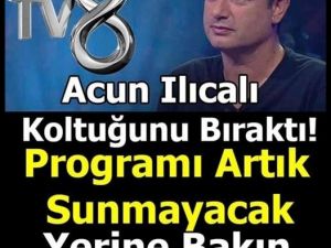 Acun Ilıcalı koltuğunu bıraktı!