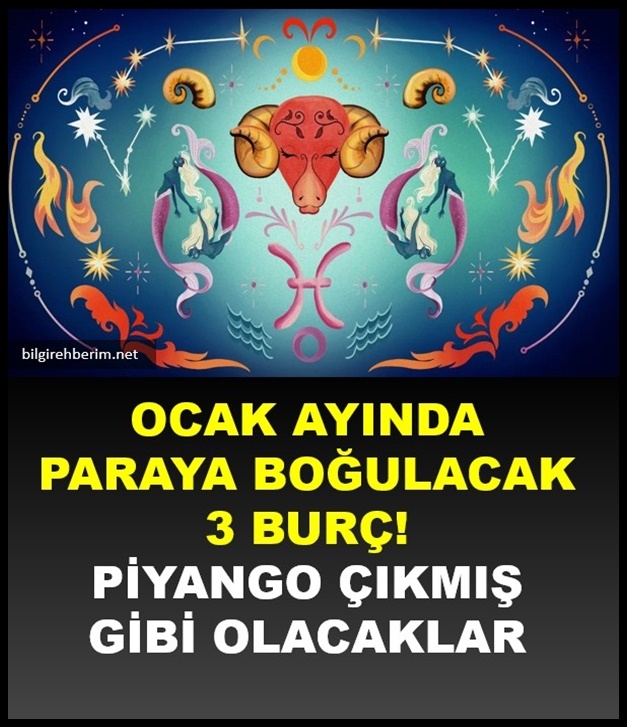 Ocak ayında paraya boğulacak 3 burç! galerisi resim 1
