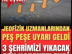 3 il ve çevresindeki faylarda gerilim arttı!