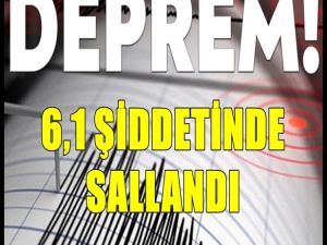 Deprem Oldu . Yer yerinden Oynadı