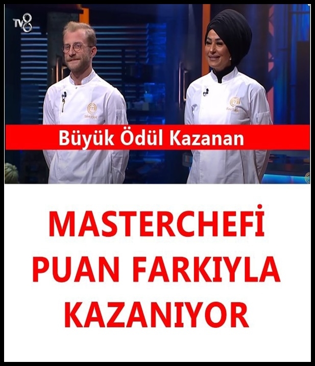 Master Chef Yarışmasını Kazanan Ve Ödül galerisi resim 1