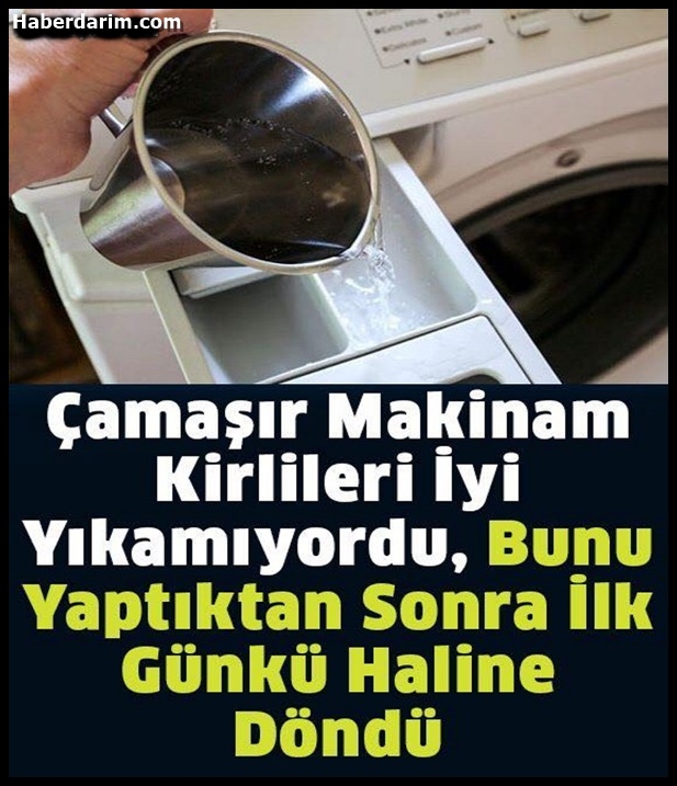 BUNU YAPTIKTAN SONRA ÇAMAŞIR MAKİNENİZ İLK GÜNKÜ HALİNE GELECEK galerisi resim 1