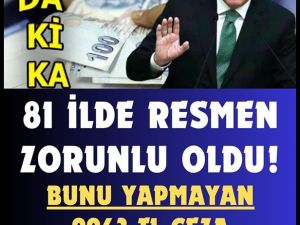 81 ilde zorunlu olarak başladı