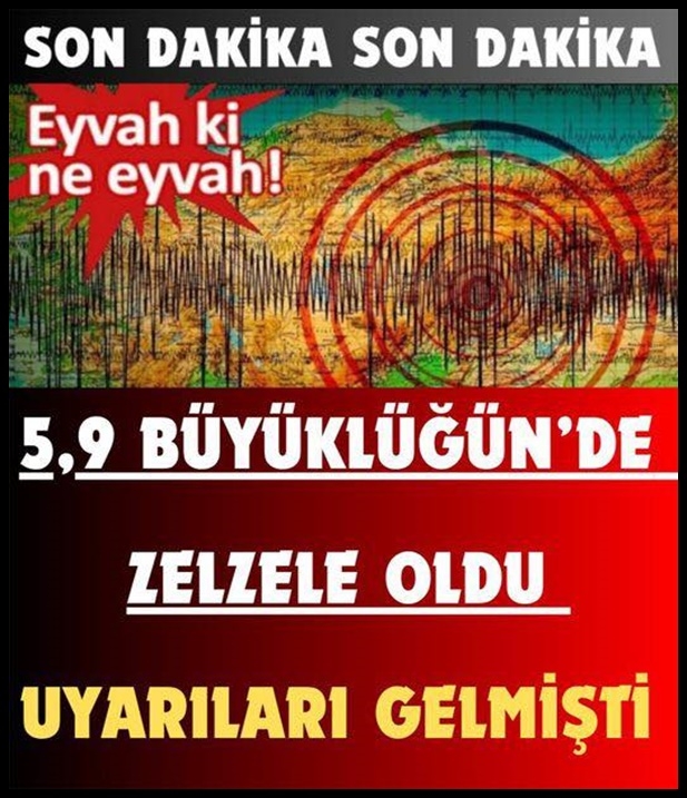5,9 Büyüklüğünde Meydana Geldi galerisi resim 1