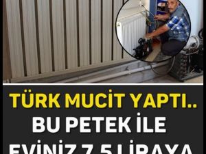 TÜRK MUCİT YAPTI..BU PETEK İLE EVİNİZ 7.5 LİRAYA ISINACAK.