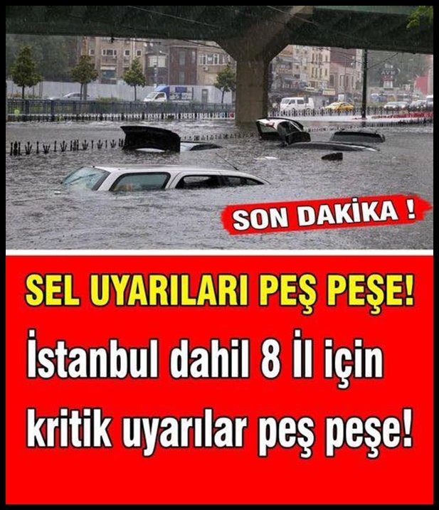 İstanbul dahil 8 il için kiritik sarı kodlu uyarılar peş peşe… galerisi resim 1