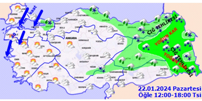 23 il için alarm verildi: Yoğun kar yağışı geliyor galerisi resim 3