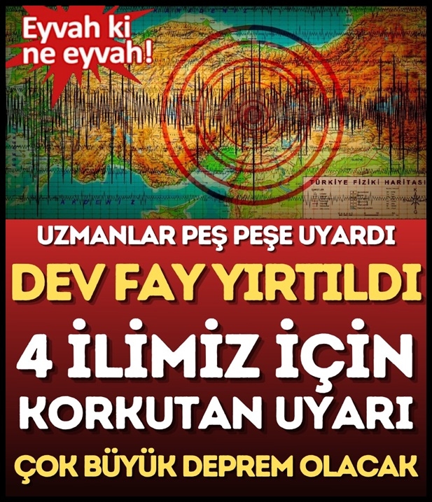 Bu illerde yaşayanlar dikkat: Her an deprem olabilir galerisi resim 1