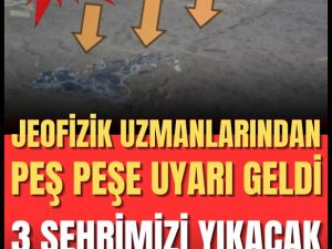 3 il ve çevresindeki faylarda gerilim arttı!