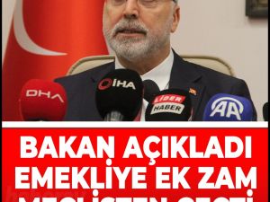 EK ZAM EMEKLİ MAAŞI SON DAKİKA