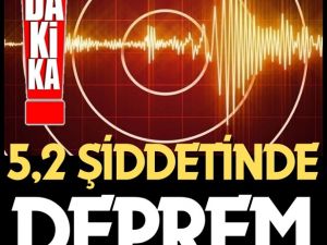 Çok Şiddetli Deprem Oldu.