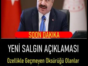 Bakandan Yeni Salgın Uyarısı!