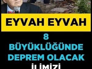Ercan’dan o il amacıyla 8’lik deprem uyarısı!