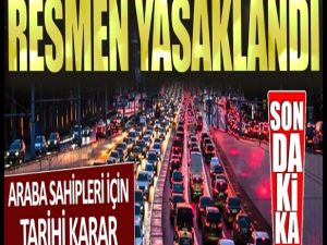 Arabası olan milyonlarca kişiye kötü haber o araçlar trafiğe çıkamayacak