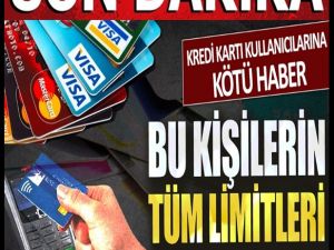 Kredi kartı kullananlar dikkat