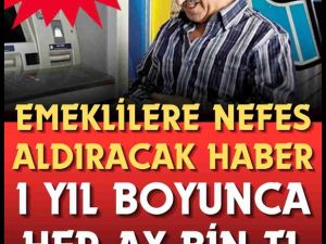 Emekliler müjde! Her ay fazla para alacaksınız