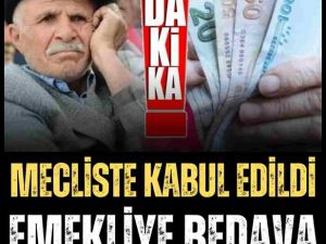 Emekliler artık o faturayı ödemeyecek!