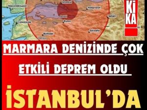 Yine Deprem Oldu . Halk Sokaklarda