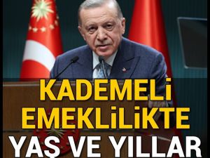 Kademeli emeklilikte flaş gelişme.