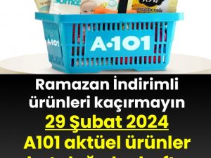 A101 Ramazan Ayı İndirimli Ürünler