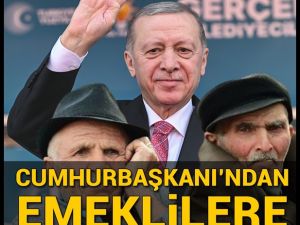 Cumhurbaşkanı Erdoğan'dan emekliye seyyanen zam açıklaması