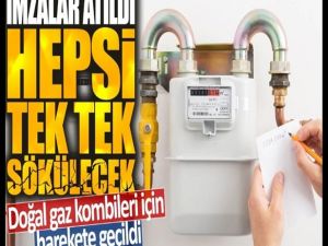 Doğal gaz saatleri için harekete geçildi hepsi tek tek sökülecek