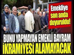 Bunu yapmayan ikramiye alamayacak