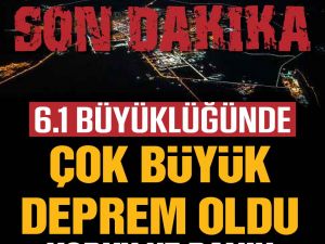 Yürekleri Ağza Getiren Deprem Oldu!