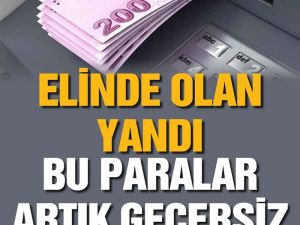 Bu paralar artık geçersiz sayılacak