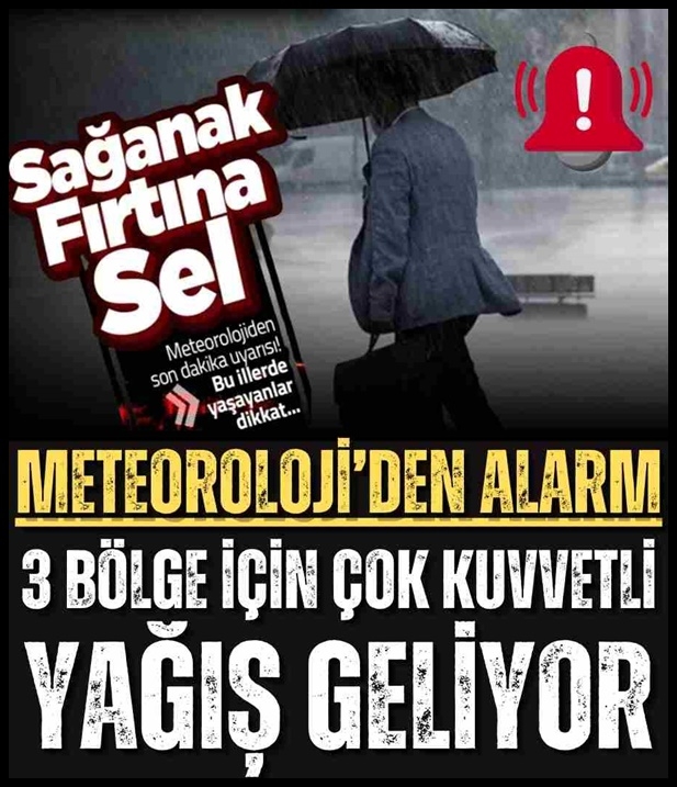 Bu şehirlerimiz dikkat ! Çok kuvvetli geliyor galerisi resim 1