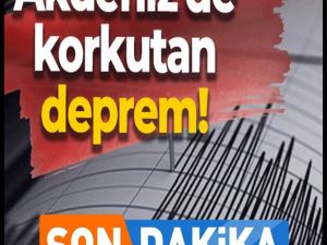 Korkutan Deprem  arka arkaya sallandı..