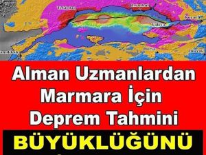Marmara Denizi’nde olacak depremin şiddetini ve tarihini açıkladılar..