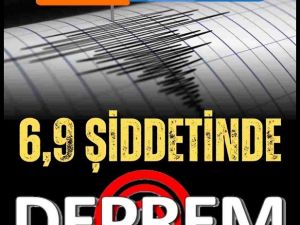 6.9 büyüklüğünde korkutan deprem!