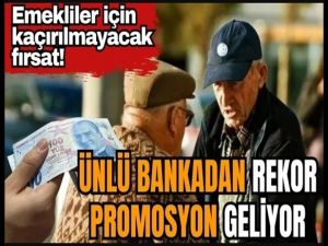 O bankadan rekor promosyon!