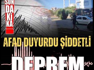 O bölge sallandı.. Korkutan deprem