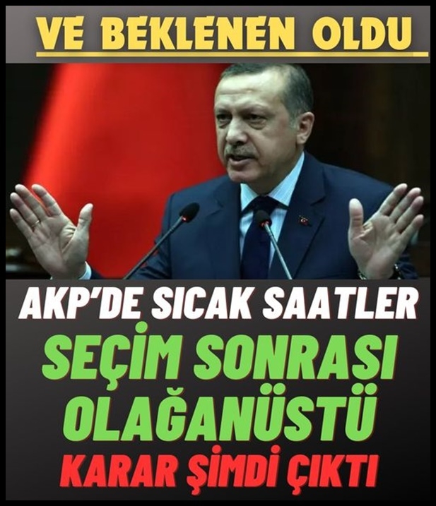 AK Parti'de seçim sonrası galerisi resim 1