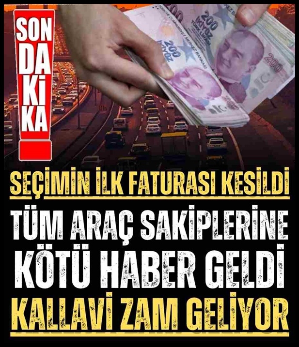 Milyonlarca Araç Sahibine Kötü Haber galerisi resim 1