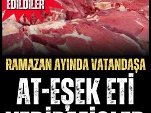 At eti yedirmişler!