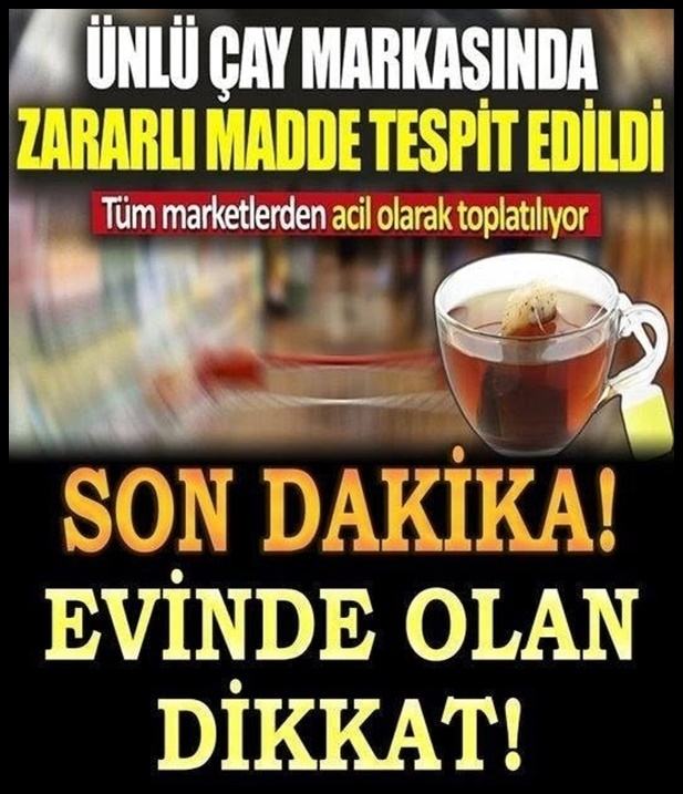 ÜNLÜ ÇAY MARKASI galerisi resim 1
