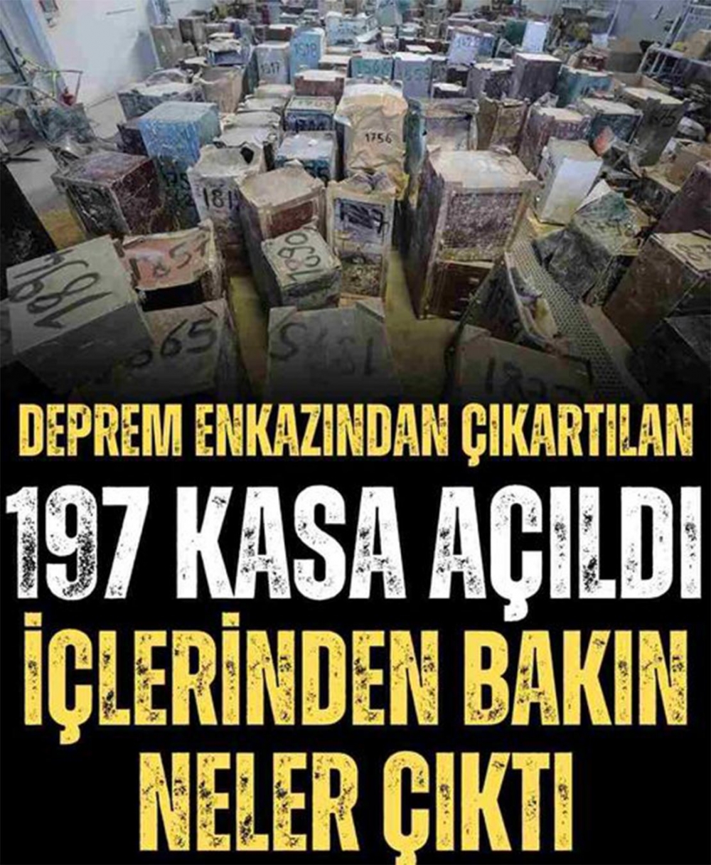 ENKAZIN ALTINDAN ÇIKARILANLAR galerisi resim 1