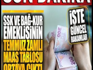 İşte Temmuz ayı zamlı maaşı