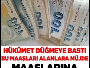Hükümet Düğmeye Bastı