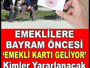 Emeklilerin Kartı Kullanımı